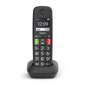 Gigaset E290HX Analoginio ryšio / DECT telefonas Skambintojo ID Juoda - Image 2