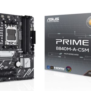 ASUS PRIME B840M-A-CSM AMD B840 AM5 lizdas „micro ATX“