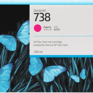 HP 738 300-ml Magenta DesignJet Ink Cartridge - Image 2