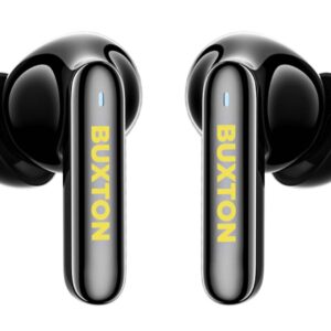 Buxton BTW 7200 Black Tuya - Belaidės ausinės su įkrovimo dėklu, juodos spalvos - Image 3