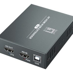 LevelOne HVE-8111 vaizdo ir garso signalų ilgintuvas AV siųstuvas ir imtuvas Juoda - Image 3