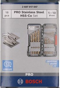 Bosch 2 607 017 047 grąžto antgalis Spiralinis grąžtas 18 vnt