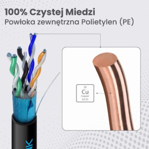 Extralink EX.17092 tinklo kabelis Juoda 305 m Cat5e F/UTP (FTP) - Image 3