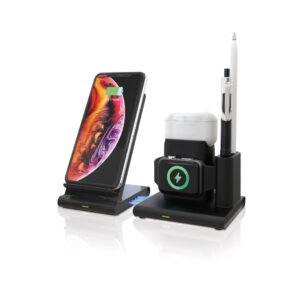 RealPower ChargeAIR Connect Išmanusis telefonas, Išmanusis laikrodis, Planšetinis kompiuteris Juoda USB Belaidis įkrovimas Vidaus - Image 1