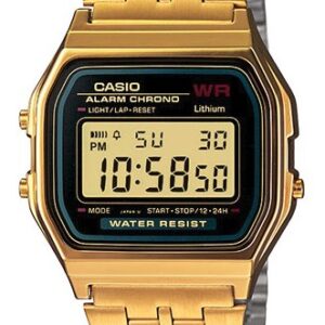 Casio A159WGEA-1 rankinis laikrodis Laikrodis su apyranke Elektroninis Auksas - Image 1