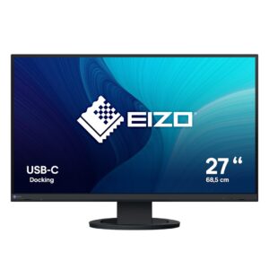 EIZO FlexScan EV2720S-BK kompiuterio monitorius 68,6 cm (27") 2560 x 1440 pikseliai Quad HD LCD Juoda