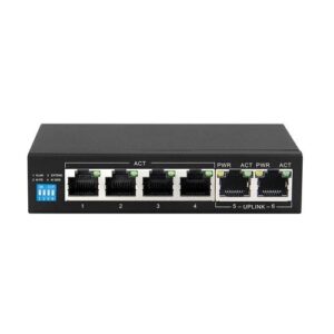 Extralink EX.14305 tinklo komutatorius Ne-valdomas L2 Gigabit Ethernet (10/100/1000) Maitinimas per Eternetą (PoE) Juoda - Image 3
