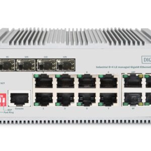 Digitus DN-651139 tinklo komutatorius Valdomas L2 Gigabit Ethernet (10/100/1000) Pilka - Image 2