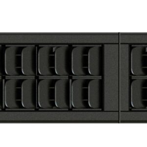 PowerWalker VFI 1000CRM LCD nepertraukiamo maitinimo resursai (UPS) Dviguba konversija (prisijungus) 1 kVA 800 W 3 AC išvestis(ys / čių) - Image 2