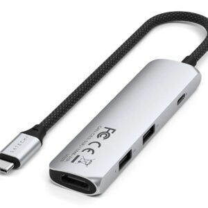 Satechi ST-P4SS sąsajos šakotuvas C tipo USB 10000 Mbit/ai Sidabras - Image 3