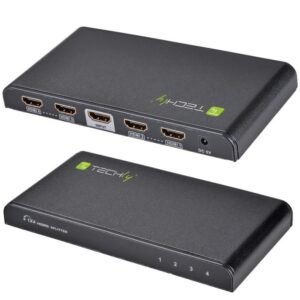 Techly IDATA HDMI-4K4 vaizdo signalų daliklis 4x HDMI - Image 3