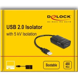 DeLOCK 64225 nuoseklusis keitiklis / kartotuvas / skyriklis USB 2.0 Juoda - Image 3