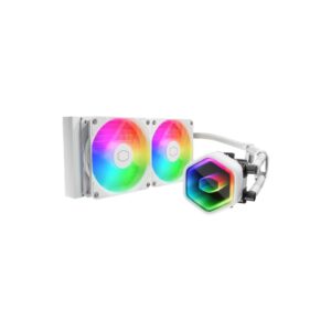 Cooler Master MasterLiquid 240 Core II White Procesorius Aušinimo skysčiu rinkinys 12 cm Balta - Image 2