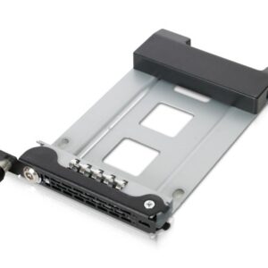 Icy Dock MB492TKL-B diskų įrenginio skyriaus dangtelis 2.5" Nešantysis skydelis Juoda, Sidabras