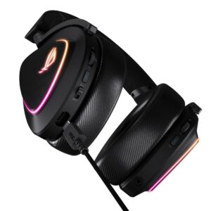 ASUS ROG DELTA II Laisvų rankų įranga Vielinis ir Bevielis Su lankeliu Žaidimams C tipo USB Bluetooth Juoda - Image 3