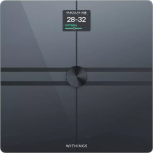 Withings Body Comp Kvadratas Juoda Elektroninės vonios svarstyklės