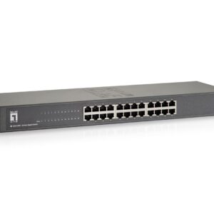 LevelOne GSW-2457 tinklo komutatorius Ne-valdomas Gigabit Ethernet (10/100/1000) Juoda - Image 1