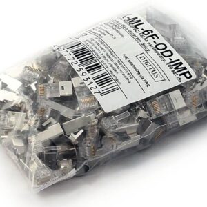 Digitus X-ML-6F-OD-IMP laido jungtis RJ45 Pilka - Image 2