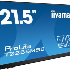 iiyama ProLite T2255MSC-B1 kompiuterio monitorius 54,6 cm (21.5") 1920 x 1080 pikseliai „Full HD“ LCD Lietimui jautrus ekranas Juoda - Image 1