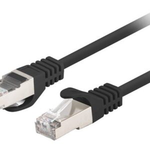 Lanberg PCF6-20CC-0100-BK tinklo kabelis Juoda 1 m Cat6 U/UTP (UTP) - Image 2