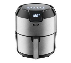 Tefal Easy Fry EY401D Vienas 4,2 L Autonominės 1500 W Karšto oro gruzdintuvė Juoda, Nerūdijančiojo plieno