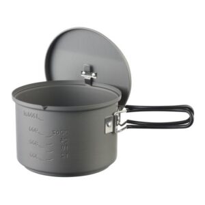 ESBIT Cookset with alcohol burner Stiklinis indelis 1,5 L Aliuminis, Juoda - Image 2
