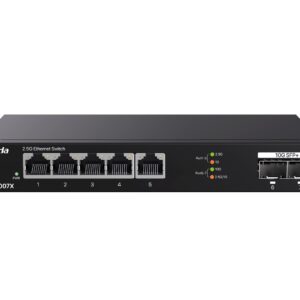 Tenda TEM2007X tinklo komutatorius 2.5G Ethernet (100/1000/2500) Desktopas Juoda