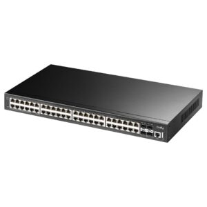 Cudy GS5048S4 tinklo komutatorius Valdomas L3 Gigabit Ethernet (10/100/1000) Juoda - Image 2