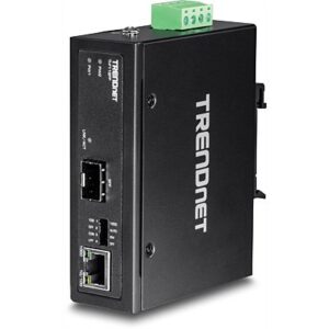 Trendnet TI-F11SFP tinklo medijos keitiklis 1000 Mbit/ai Juoda - Image 1