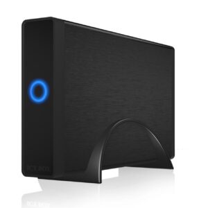ICY BOX IB-377-C31 HDD / SSD aptvaras Juoda 3.5"