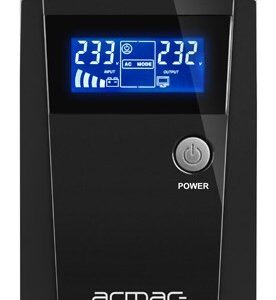 Armac O/650E/LCD nepertraukiamo maitinimo resursai (UPS) „Line-Interactive“ 0,65 kVA 390 W 2 AC išvestis(ys / čių)