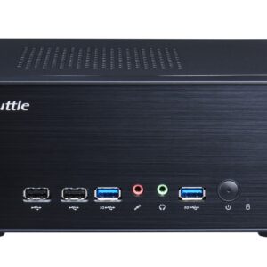 Shuttle XPС slim XH610G2 asmeninio kompiuterio / darbo stoties platforma Desktopas Juoda Intel H610 LGA 1700 - Image 2