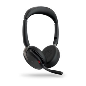 Jabra Evolve2 65 Flex Laisvų rankų įranga Vielinis ir Bevielis Su lankeliu Biuras / skambučių centras Bluetooth Juoda - Image 1