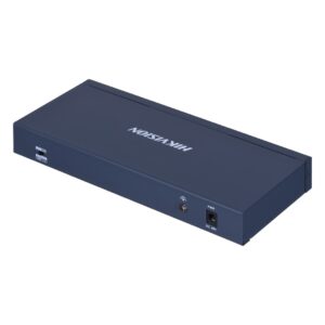 Hikvision DS-3E0310HP-E tinklo komutatorius Ne-valdomas Fast Ethernet (10/100) Maitinimas per Eternetą (PoE) Mėlyna - Image 3