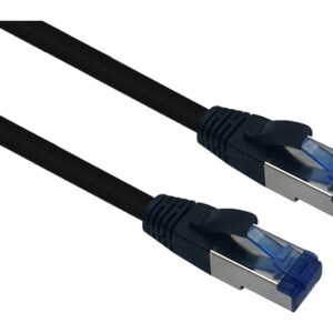 Helos 205592 tinklo kabelis Juoda 75 m Cat6a S/FTP (S-STP) - Image 1