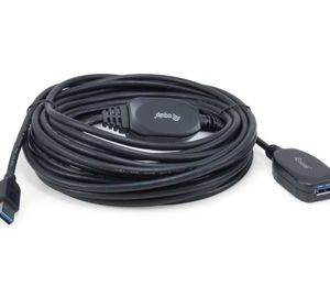 Equip 133347 USB kabelis USB 3.2 Gen 1 (3.1 Gen 1) 10 m USB A Juoda - Image 1
