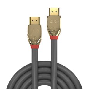 Lindy 37865 HDMI kabelis 7,5 m HDMI A tipo (standartinis) Auksas, Pilka - Image 2