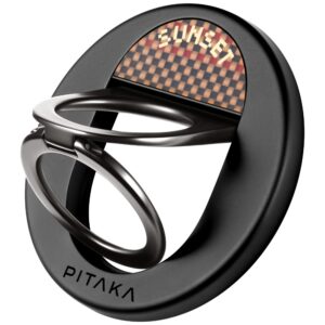 Magnetic holder PITAKA MagEZ Grip 3 MagSafe for phone sunset - Image 3
