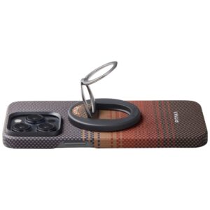 Magnetic holder PITAKA MagEZ Grip 3 MagSafe for phone sunset - Image 9
