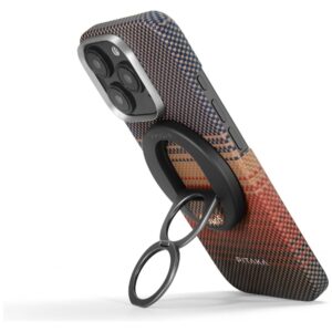 Magnetic holder PITAKA MagEZ Grip 3 MagSafe for phone sunset - Image 10