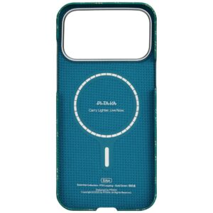 Dėklas PITAKA Ultra-Slim Monogram MagSafe Apple iPhone 17 Pro gold green - Image 2