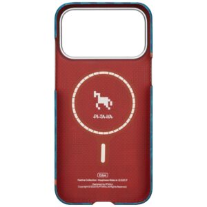 Dėklas PITAKA Happiness Rides Edge Dėklas MagSafe Apple iPhone 17 Pro indigo - Image 3