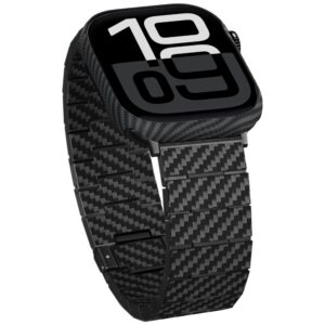 Dėklas PITAKA Air Dėklas Apple Watch 10 / 11 (42 mm) juodos spalvos and grey - Image 5