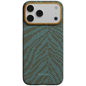 PITAKA Edge Dėklas Breath of Veins for Apple iPhone 17 Pro dive green - Image 2