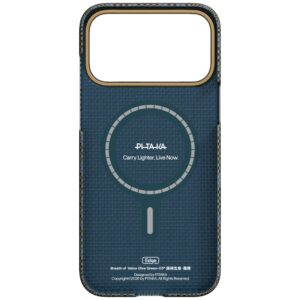 PITAKA Edge Dėklas Breath of Veins for Apple iPhone 17 Pro dive green - Image 3