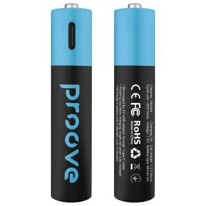 Proove AAA Batteries 740mWh 2vnt juodos spalvos