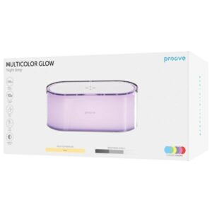 Proove Bedside lamp Multicolor Glow LED RGB 1200mAh 5W with induction charge 15W baltos spalvos - Image 4