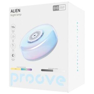 Proove bedside lamp Alien LED RGB 5W with induction charge 15W baltos spalvos - Image 4