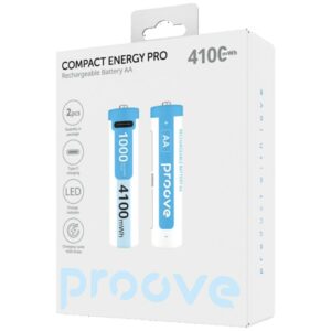 Proove AA Batteries 4100mWh 2vnt baltos spalvos - Image 2