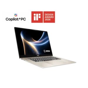 Laptop MSI Prestige 16 AI+ C3MG Core Ultra X9 / 32GB RAM / 2TB SSD / 16"  OLED 2.8K / Intel Arc B390 / Windows 11 Pro / US išdėstymas /  (Platinum Gray)